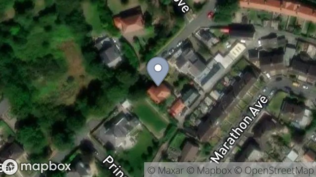 Map showing THE LODGE, LOWER DUKES ROAD, DOUGLAS, ISLE OF MAN, IM2 4BL