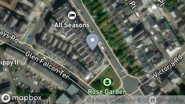 Map showing 3, CLIFTON TERRACE, DOUGLAS, ISLE OF MAN, IM2 3HU