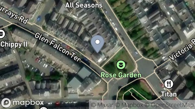 Map showing CRAIMAR, 2, MURRAYS ROAD, DOUGLAS, ISLE OF MAN, IM2 3HT