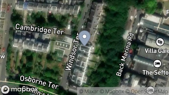 Map showing 6, WINDSOR TERRACE, DOUGLAS, ISLE OF MAN, IM1 3LU
