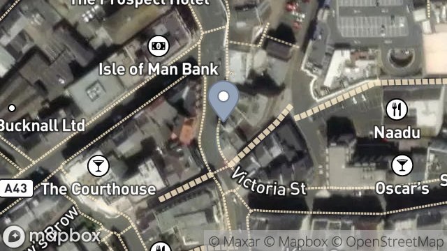 Map showing APPETITES, 6, PROSPECT HILL, DOUGLAS, ISLE OF MAN, IM1 1EJ