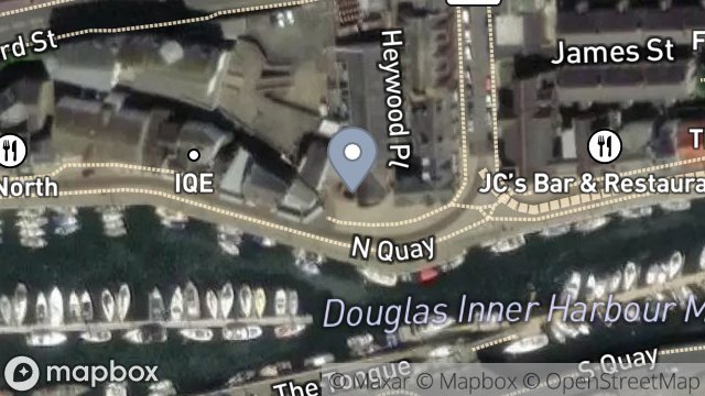 Map showing WALL ADJACENT TO MEA SUB-STATION, NORTH QUAY, DOUGLAS, ISLE OF MAN, IM1 1LQ