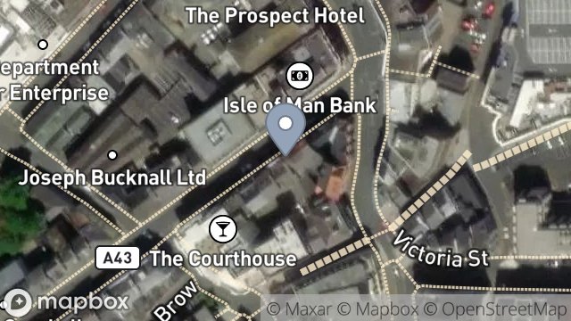Map showing ANGLO MANX TRUST CORPORATION LTD, 5, ATHOL STREET, DOUGLAS, ISLE OF MAN, IM1 1QL