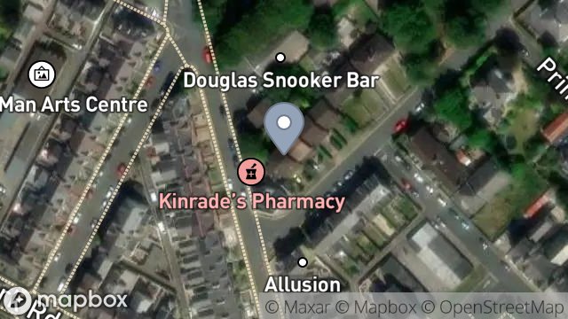 Map showing 5, LOWER DUKES ROAD, DOUGLAS, ISLE OF MAN, IM2 4BH