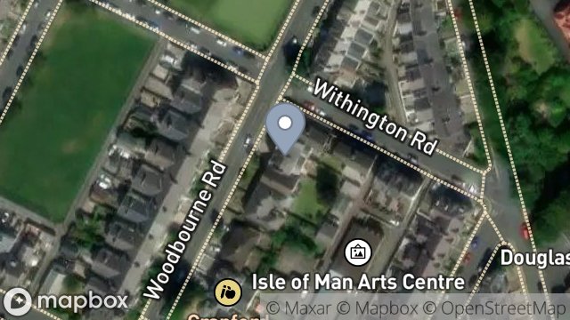 Map showing 130, WOODBOURNE ROAD, DOUGLAS, ISLE OF MAN, IM2 3BA