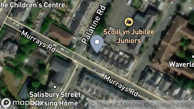 Map showing 66, MURRAYS ROAD, DOUGLAS, ISLE OF MAN, IM2 3HN