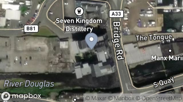 Map showing 19 QUAY WEST APARTMENTS, BRIDGE ROAD, DOUGLAS, ISLE OF MAN, IM1 5AG