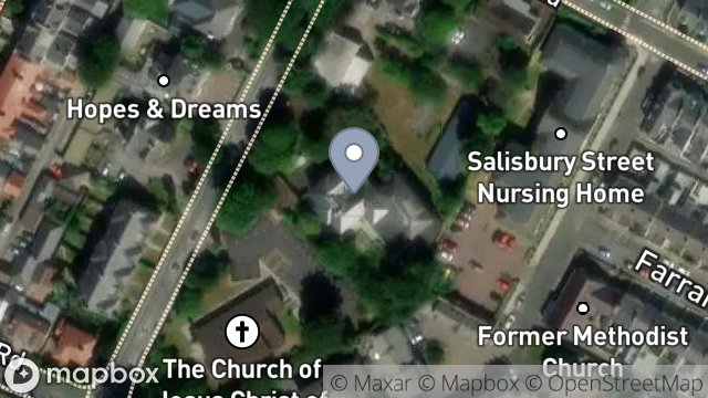 Map showing AFRICA HOUSE, WOODBOURNE ROAD, DOUGLAS, ISLE OF MAN, IM2 3AP