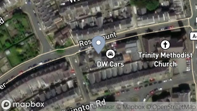 Map showing 2, EGERTON TERRACE, DOUGLAS, ISLE OF MAN, IM1 3EX
