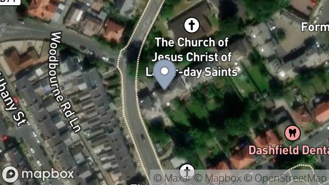 Map showing 2, WOODSIDE TERRACE, DOUGLAS, ISLE OF MAN, IM2 3AH