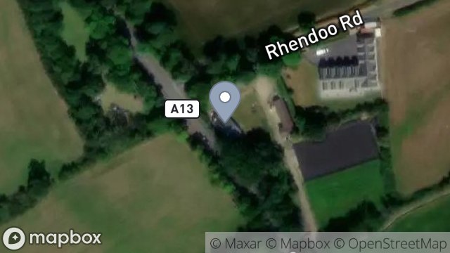 Map showing CLOSE CLARKE, RHENDHOO ROAD, JURBY, ISLE OF MAN, IM7 3BT