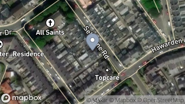 Map showing 3, SELBORNE ROAD, DOUGLAS, ISLE OF MAN, IM1 4BT