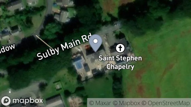Map showing THE OLD SCHOOL HOUSE, MAIN ROAD, SULBY, ISLE OF MAN, IM7 2HP