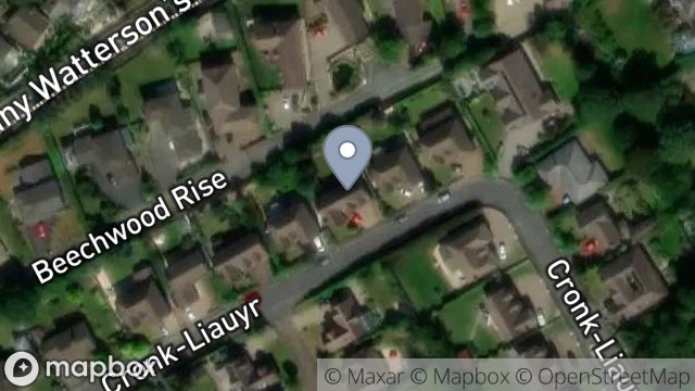 Map showing 111, CRONK LIAUYR, DOUGLAS, ISLE OF MAN, IM2 5LS