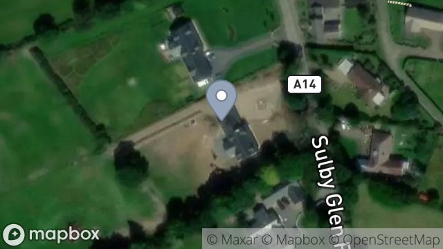 Map showing VOLLEY VIEW, SULBY GLEN, SULBY, ISLE OF MAN, IM7 2AZ