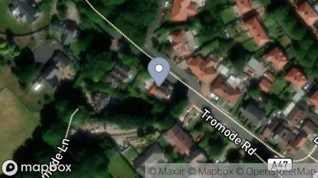 Map showing BRAE VILLA, TROMODE ROAD, DOUGLAS, ISLE OF MAN, IM2 5EJ