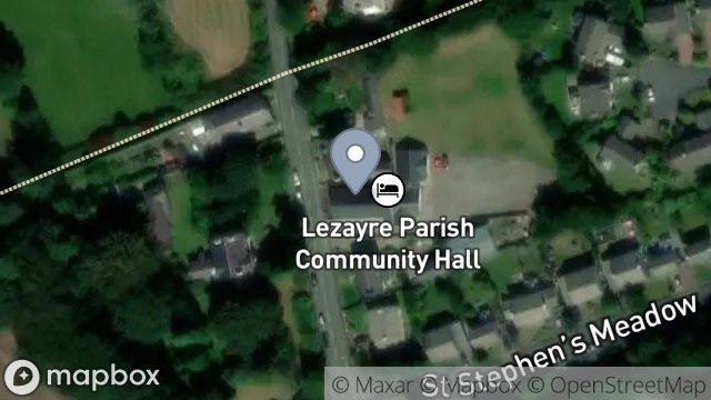 Map showing HALL, CLENAGH ROAD, SULBY, ISLE OF MAN, IM7 3AB