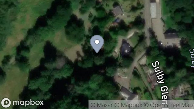 Map showing BALLACUBERAGH, SULBY GLEN, SULBY, ISLE OF MAN, IM7 2BD