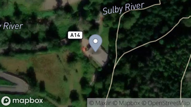 Map showing LANDLORDS SUPPLY, THOLT Y WILL HOUSE, POSTAL LOCALITY, THOLT Y WILL, SULBY, ISLE OF MAN, IM7 2BF