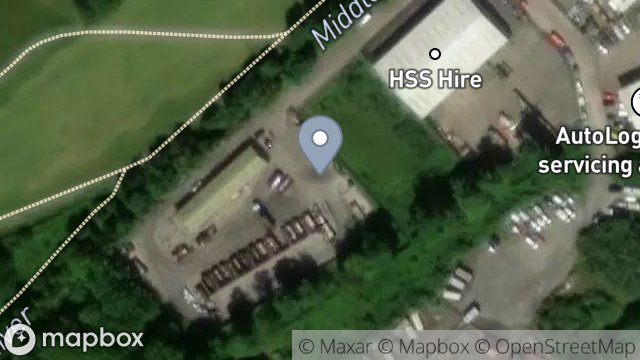 Map showing PLOT 8 MIDDLE RIVER INDUSTRIAL ESTATE, PULROSE ROAD, DOUGLAS, ISLE OF MAN, IM2 1AL