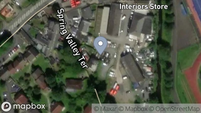 Map showing INDUSTRIAL UNIT, MILLMOUNT, DOUGLAS, ISLE OF MAN, IM2 1HF