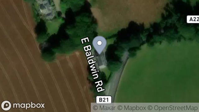 Map showing BALLAOATES COTTAGE, EAST BALDWIN, ISLE OF MAN, IM4 5EN