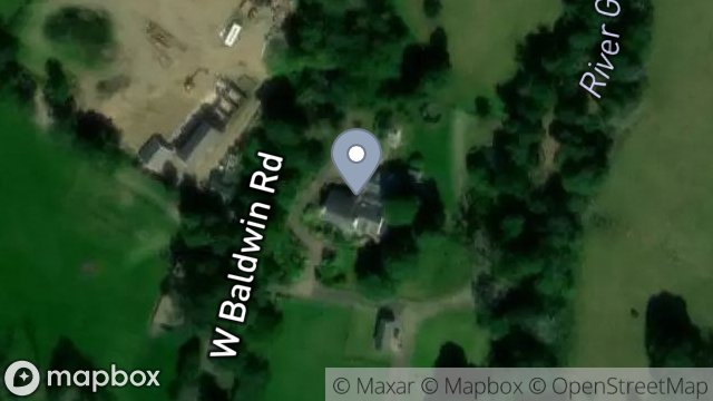 Map showing BALLIG FARM, WEST BALDWIN, ISLE OF MAN, IM4 5EU