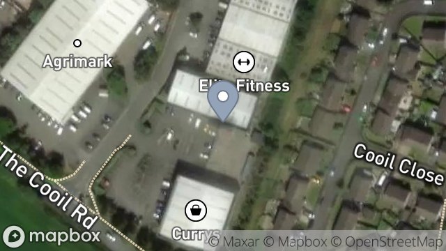 Map showing D S G RETAIL LTD, 2, SPRING VALLEY INDUSTRIAL ESTATE, DOUGLAS, ISLE OF MAN, IM2 2QR