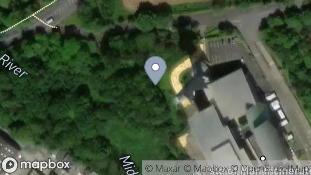Map showing PULVERISATION PLANT, RICHMOND HILL, DOUGLAS, ISLE OF MAN, IM4 1JH