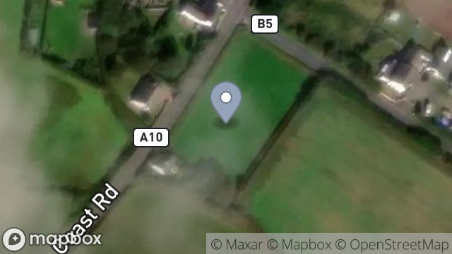 Map showing FIELD 210314, COAST ROAD, JURBY, ISLE OF MAN, IM7 3AT