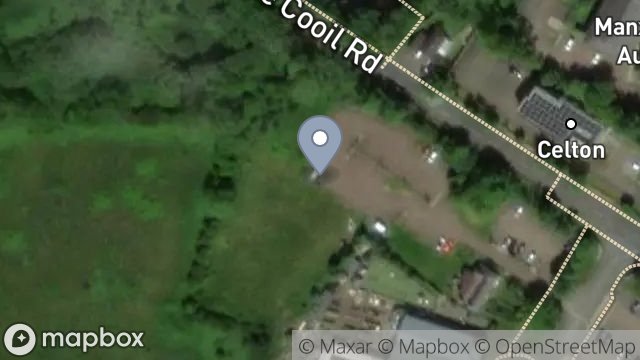 Map showing FIELD 521881, COOIL ROAD, DOUGLAS, ISLE OF MAN, IM2 2QZ