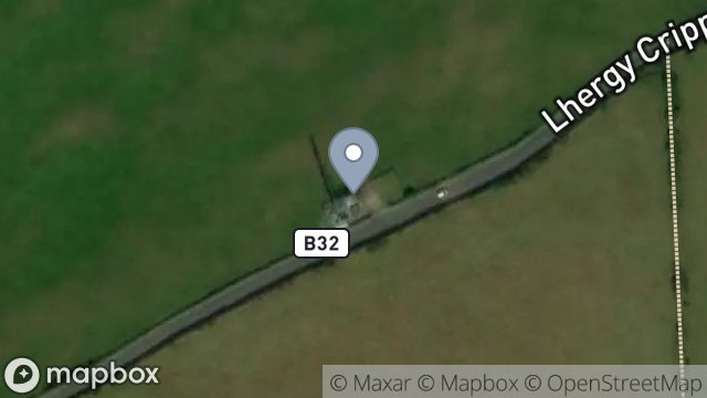 Map showing RADIO SITE, LHERGY CRIPPERTY, UNION MILLS, ISLE OF MAN, IM4 2AH
