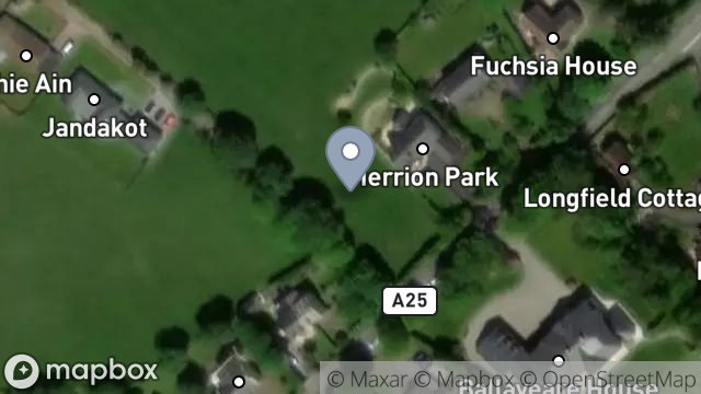 Map showing LAND WEST OF MERRION PARK, OLD CASTLETOWN ROAD, PORT SODERICK, ISLE OF MAN, IM4 1BB