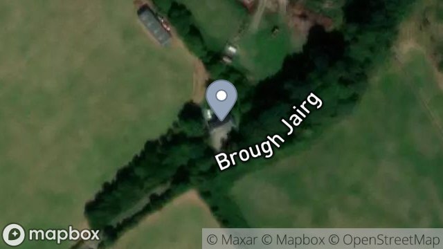 Map showing BROUGH VIEW, STATION ROAD, BALLAUGH, ISLE OF MAN, IM7 5AL