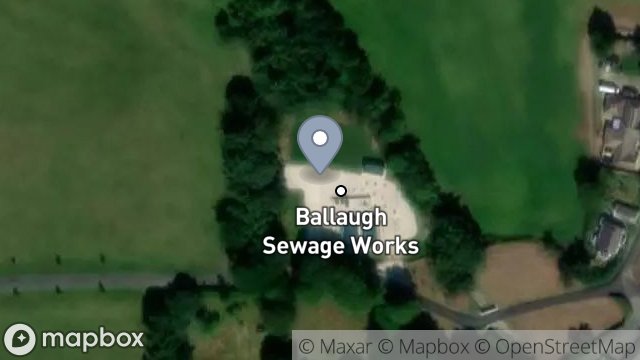 Map showing BALLAUGH STW, LANE FROM COAST ROAD TO BALLACOOILEY, DOLLAGH, BALLAUGH, ISLE OF MAN, IM7 5AS