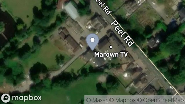 Map showing GLEN VINE HOUSE, MAIN ROAD, GLEN VINE, ISLE OF MAN, IM4 4BG