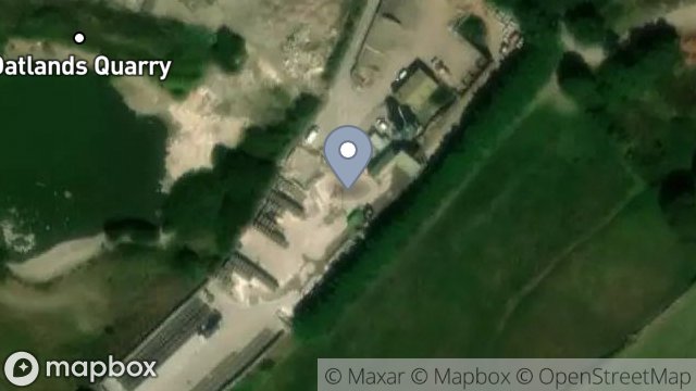 Map showing SITE AT, OATLANDS QUARRY, OATLANDS ROAD, SANTON, ISLE OF MAN, IM4 1EF