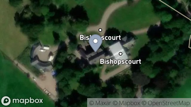 Map showing BISHOPSCOURT MANSION HOUSE, BISHOPSCOURT, KIRK MICHAEL, ISLE OF MAN, IM6 2EZ
