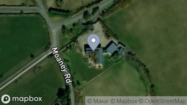 Map showing THE RHEAST, RHEAST ROAD, SANTON, ISLE OF MAN, IM4 2HR