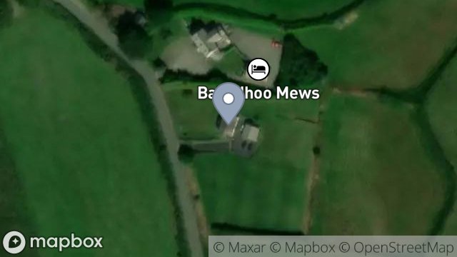 Map showing BALLADHOO CROFT, CLANNA ROAD, BRAAID, ISLE OF MAN, IM4 2HW