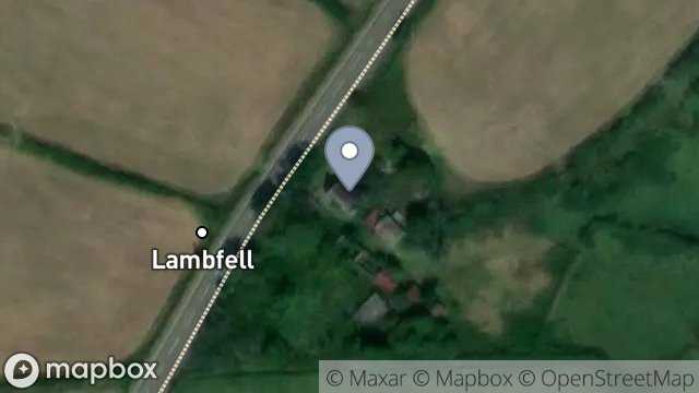 Map showing UPPER LAMBFELL, CRONK Y VODDY, ST JOHNS, ISLE OF MAN, IM4 3NS