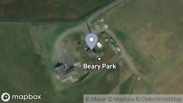 Map showing CABLE AND WIRELESS, SURE CABLE AND WIRELESS SITE 005 BEARY PEAK, MILL ROAD, GREEBA, ISLE OF MAN, IM4 3LB