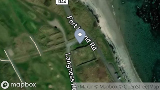 Map showing LAND SOUTH OF LIMEKILNS, FORT ISLAND ROAD, DERBYHAVEN, ISLE OF MAN, IM9 1TZ