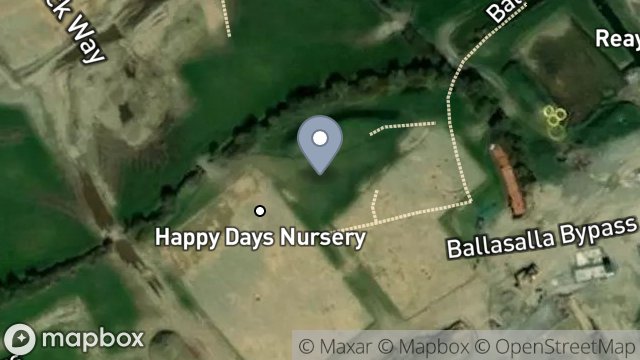 Map showing 1, CRINGLE CLOSE, REAYRT MIE, BALLASALLA, ISLE OF MAN, IM9 2BZ