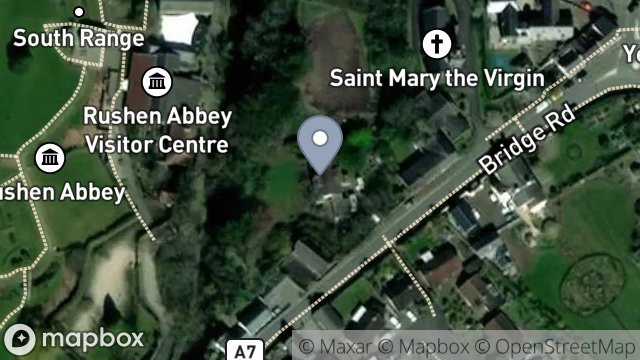 Map showing ABBEY MILL LODGE, BRIDGE ROAD, BALLASALLA, ISLE OF MAN, IM9 3DA