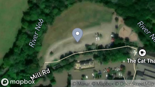 Map showing CAR PARK, TYNWALD MILLS ROAD, ST JOHNS, ISLE OF MAN, IM4 3AB