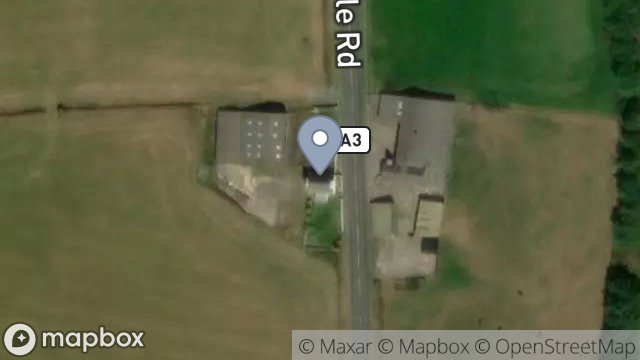 Map showing BALLAGLEA FARM, BALLAMODHA STRAIGHT, BALLAMODHA, BALLASALLA, ISLE OF MAN, IM9 3AZ