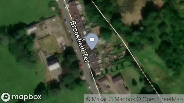 Map showing 11, BROOKFIELD TERRACE, FOXDALE, ISLE OF MAN, IM4 3ED