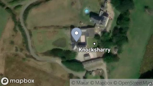 Map showing THE GRANGE, RAMSEY ROAD, KNOCKSHARRY, PEEL, ISLE OF MAN, IM5 2AF