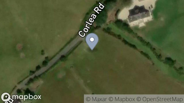 Map showing FIELD 430240, CORLEA ROAD, BALLASALLA, ISLE OF MAN, IM9 3BA